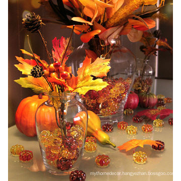decorative pumpkin acrylic stone vase filler